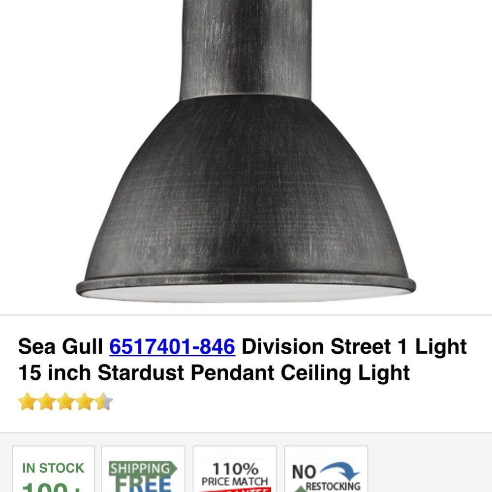 New Industrial Pendant